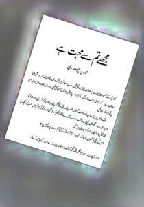 Read more about the article Mujhe Tum Se Mohabbat Hai Novel by Hooria Chaudhry (PDF Download)